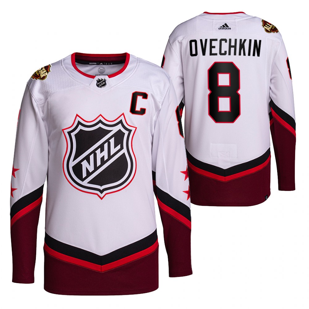 Alex Ovechkin Washington Capitals White 2022 NHL All-Star Authentic Primegreen Jersey