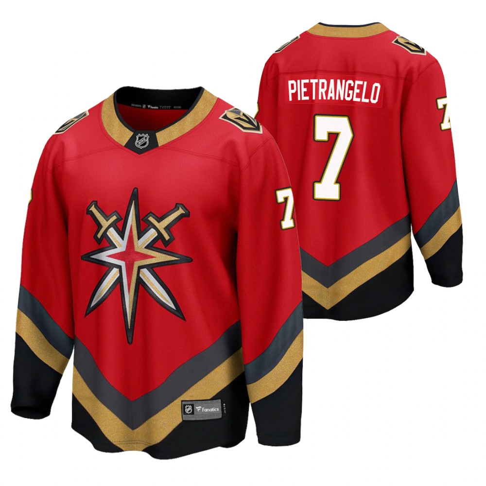 Alex Pietrangelo Golden Knights 2021 Special Edition Red Jersey