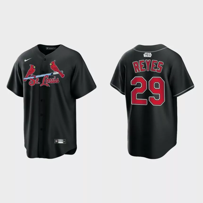 Alex Reyes St. Louis Cardinals Star Wars Replica Jersey – Black
