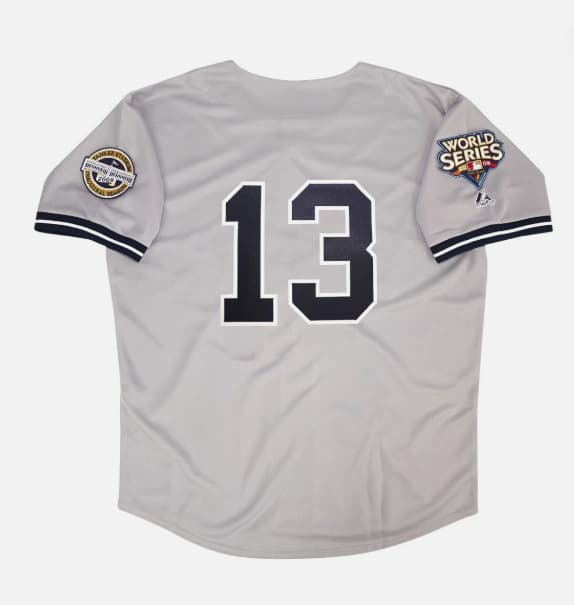 Alex Rodriguez 2009 New York Yankees World Series Road Jersey