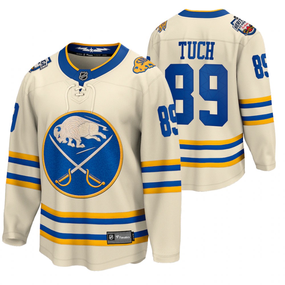 Alex Tuch Buffalo Sabres 2022 Heritage Classic Cream Jersey