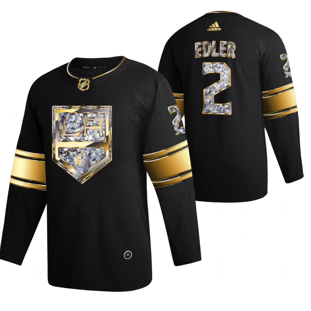 Alexander Edler Los Angeles Kings 2022 Stanley Cup Playoffs Black Jersey Diamond Edition