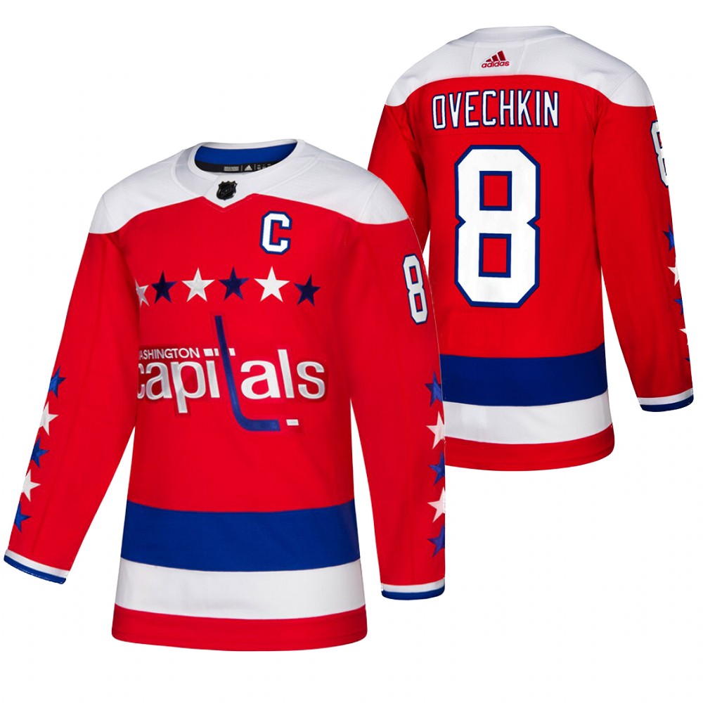 Alexander Ovechkin Capitals Alternate Red Authentic Player Jersey