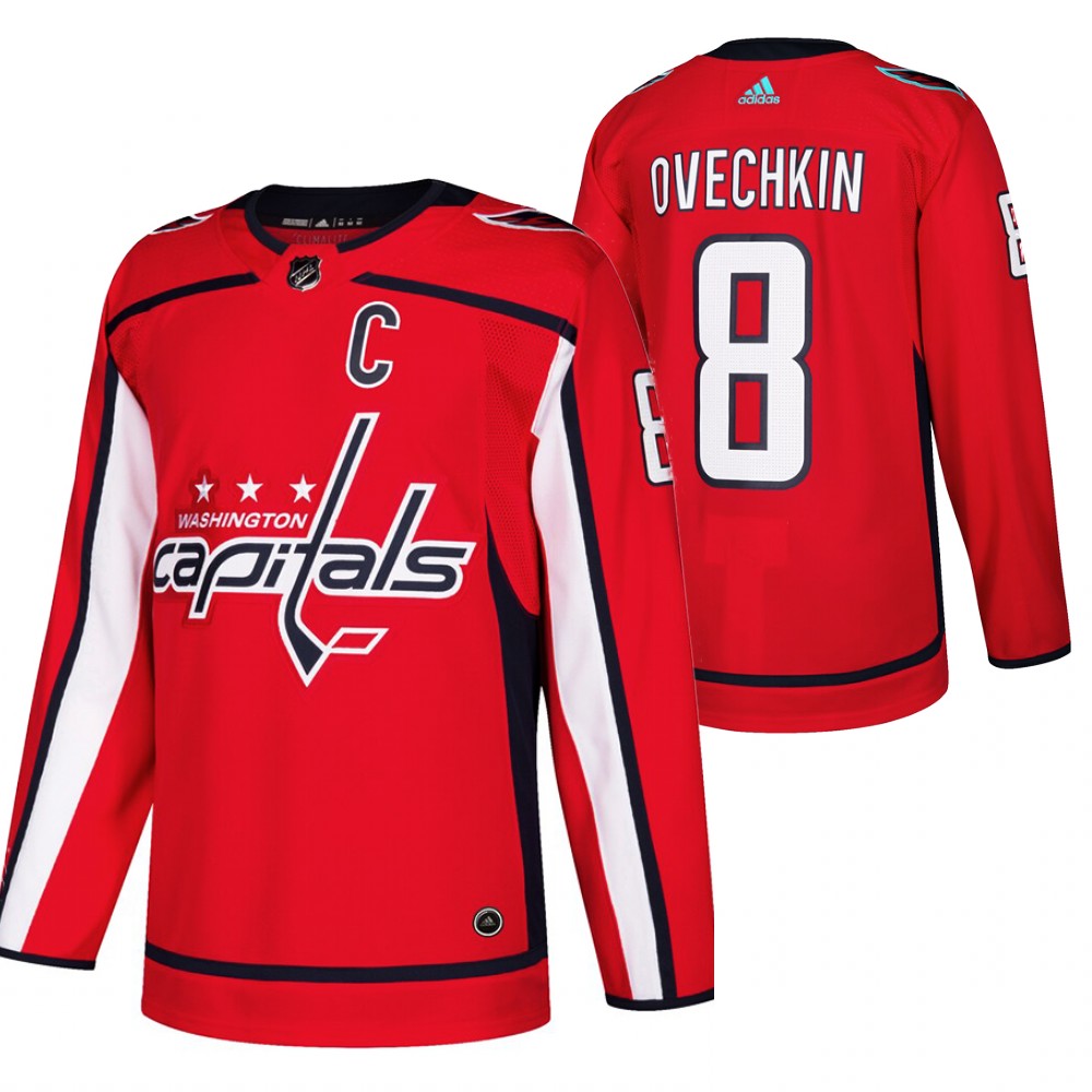 Alexander Ovechkin Capitals Authentic Red Player Jersey
