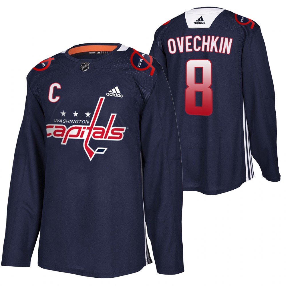 Alexander Ovechkin Capitals BLM special navy jerseys End Racism Patch