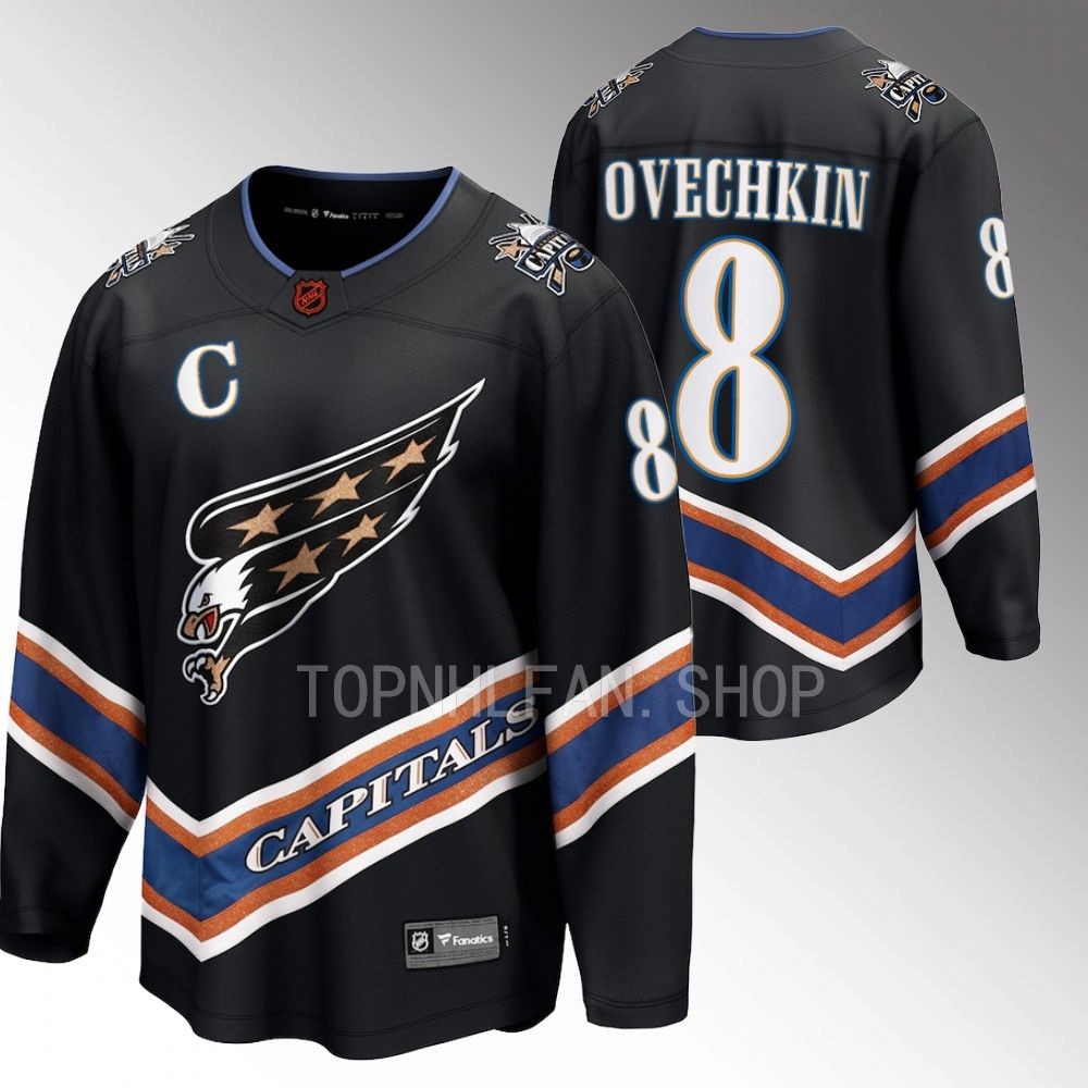 Alexander Ovechkin Capitals Special Edition 2.0 Black Jersey Breakaway