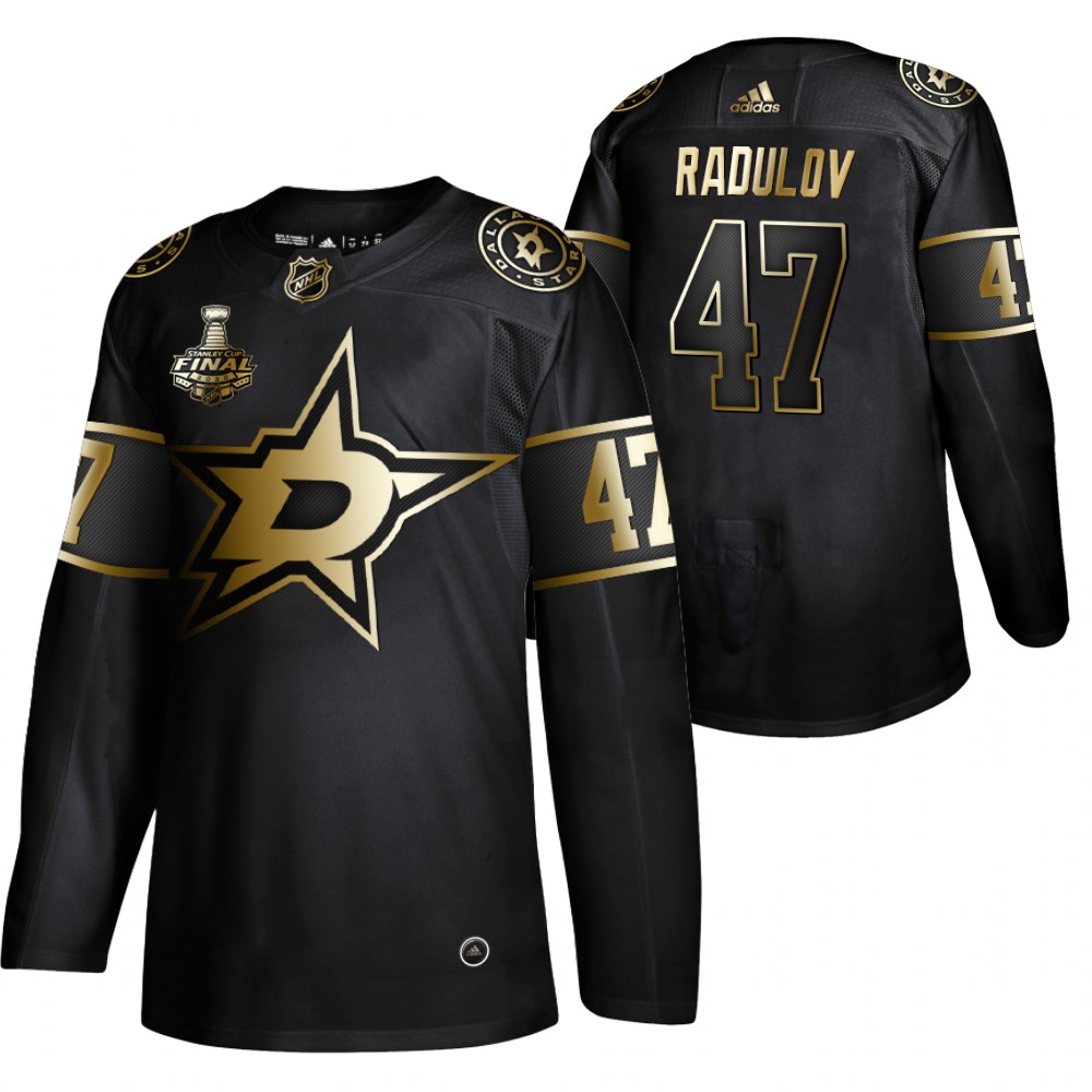 Alexander Radulov Stars 2020 Stanley Cup Final Bound Black Golden Limited Edition Jersey