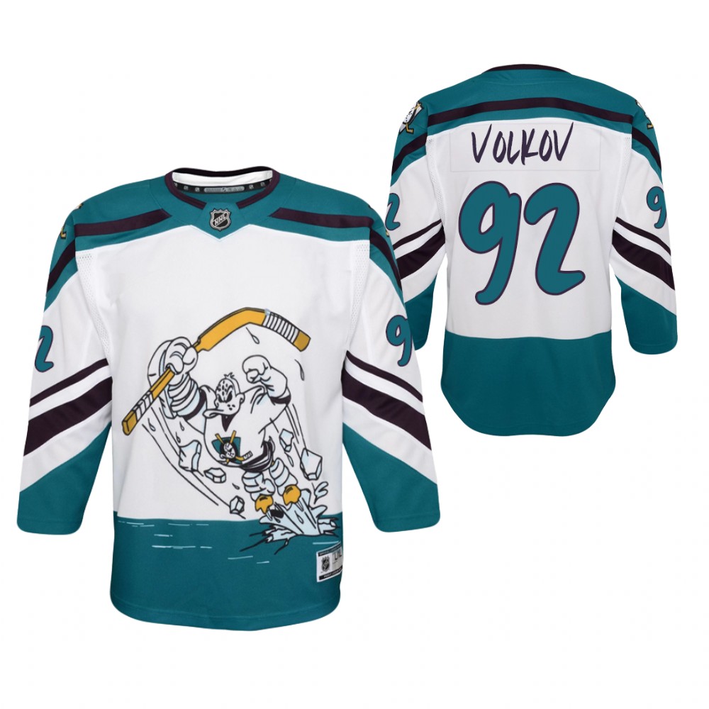 Alexander Volkov Anaheim Ducks Special Edition White Youth Jersey