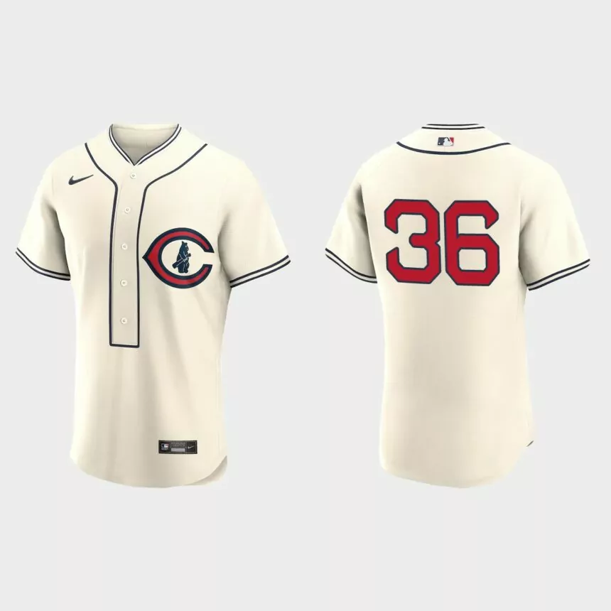 Alfonso Rivas Chicago Cubs 2022 Field of Dreams Authentic Jersey – Cream