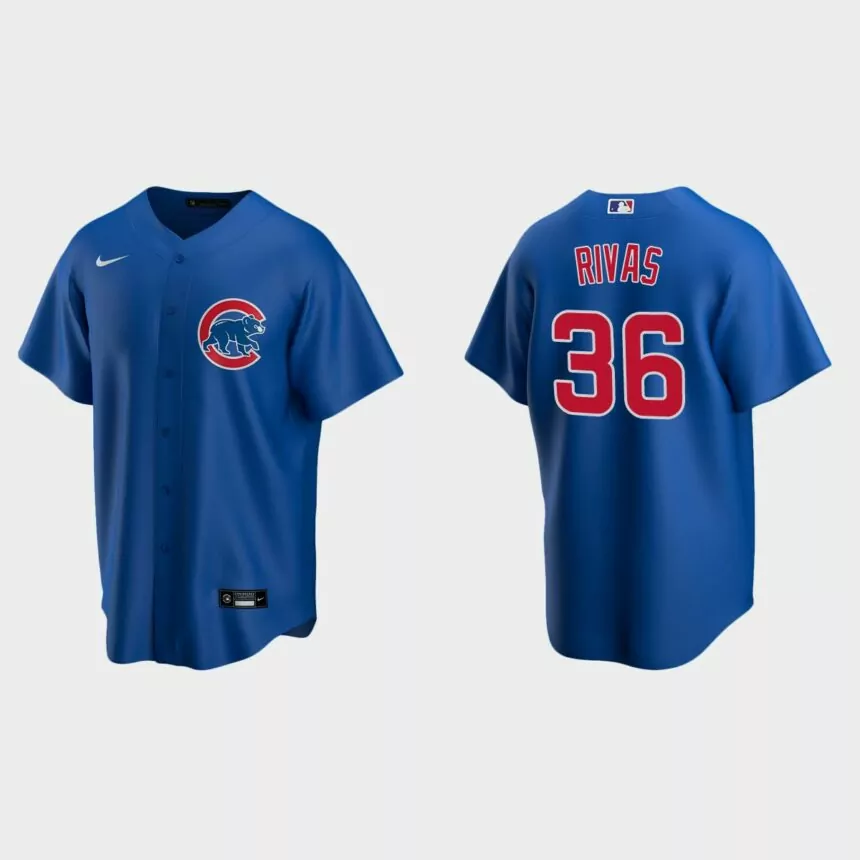 Alfonso Rivas Chicago Cubs Replica Alternate Jersey – Royal