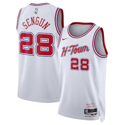 Alperen ?engün Houston Rockets Nike Unisex 202526 Swingman Jersey - White - City Edition