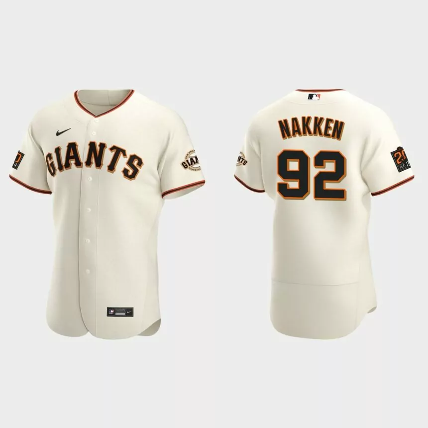 Alyssa Nakken San Francisco Giants Authentic Home Jersey – Cream