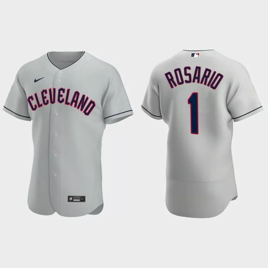 Amed Rosario Cleveland Guardians 2022 Authentic Road Jersey – Gray
