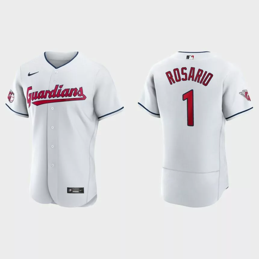 Amed Rosario Cleveland Guardians Authentic Jersey – White