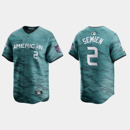 American League Marcus Semien 2023 MLB All-Star Game Limited Jersey – Teal