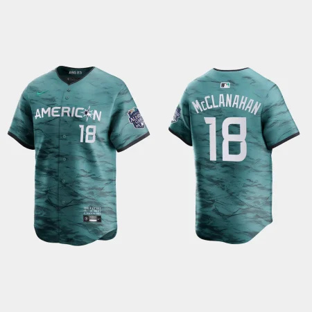American League Shane McClanahan 2023 MLB All-Star Game Limited Jersey – Teal