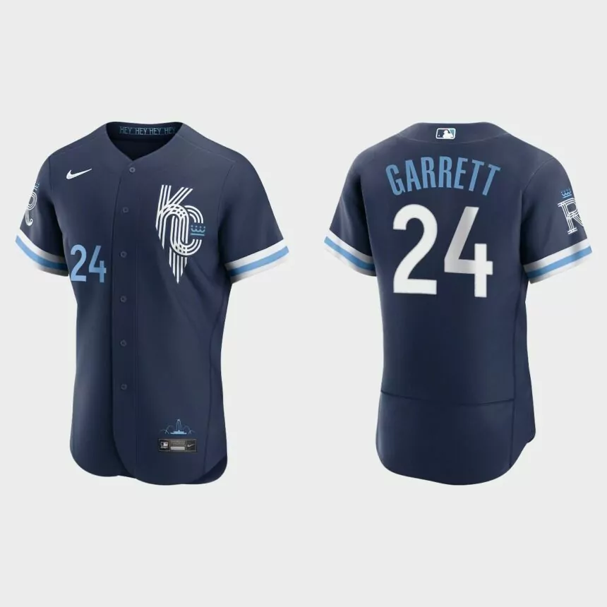 Amir Garrett Kansas City Royals 2022 City Connect Authentic Jersey – Navy