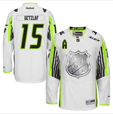 Anaheim Ducks #15 Ryan Getzlaf White 2015 All Star Stitched NHL Jersey