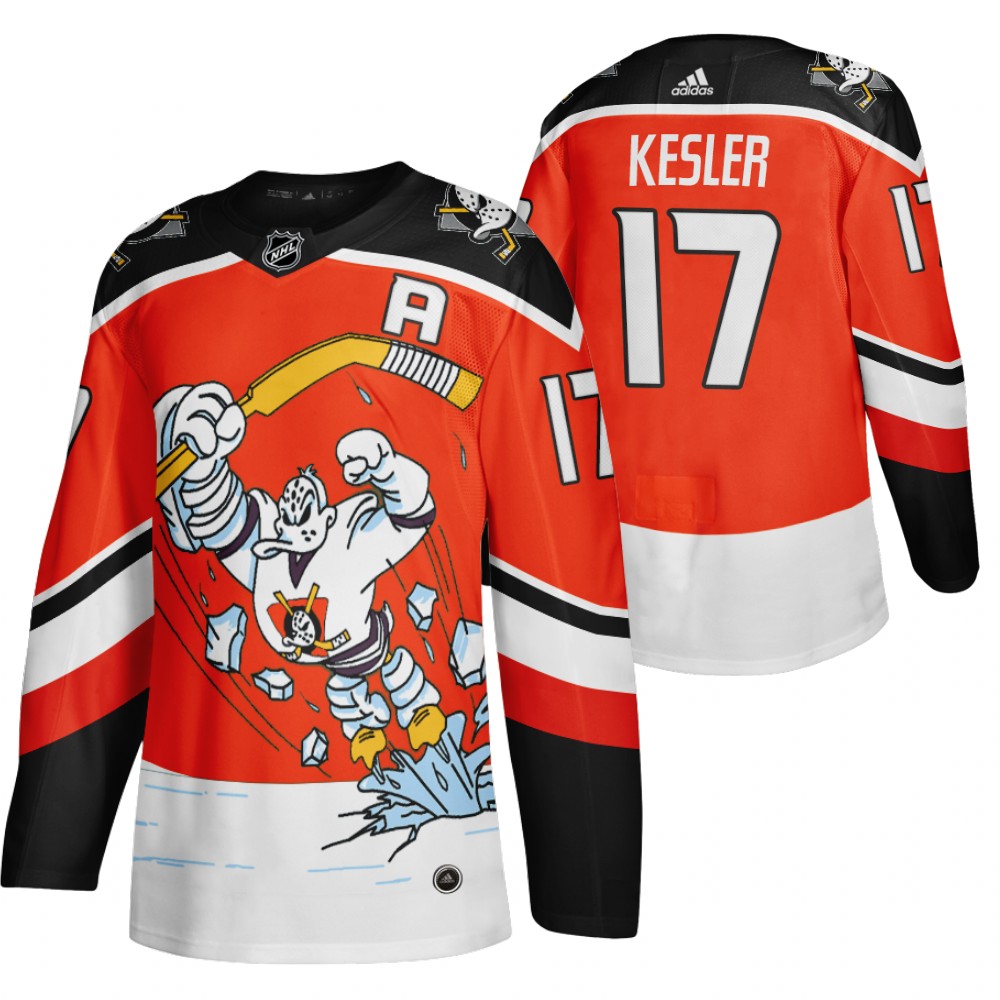 Anaheim Ducks #17 Ryan Kesler Red Men's Adidas 2020-21 Reverse Retro
