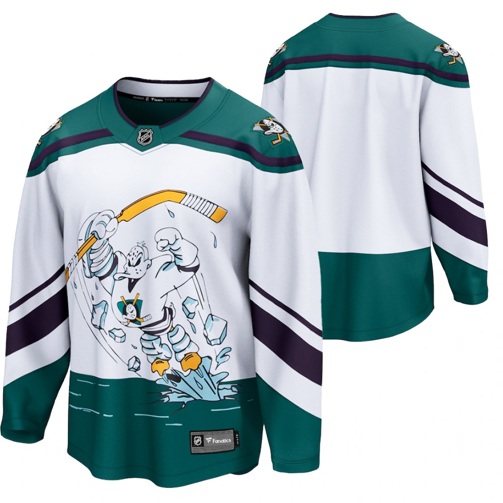 Anaheim Ducks 2021 Special Edition White Men Jersey Retro