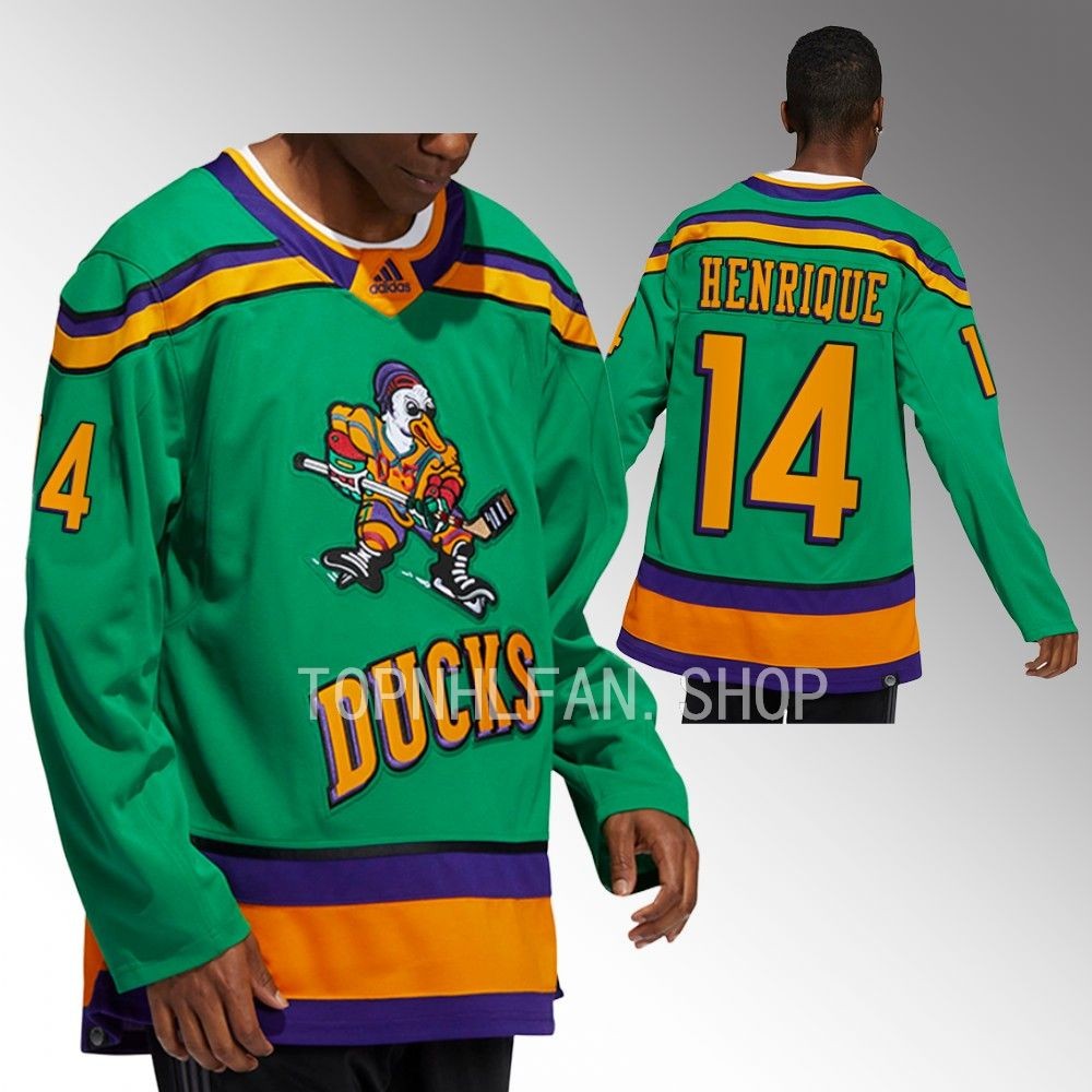 Anaheim Ducks Adam Henrique Mighty Ducks Green Authentic Jersey