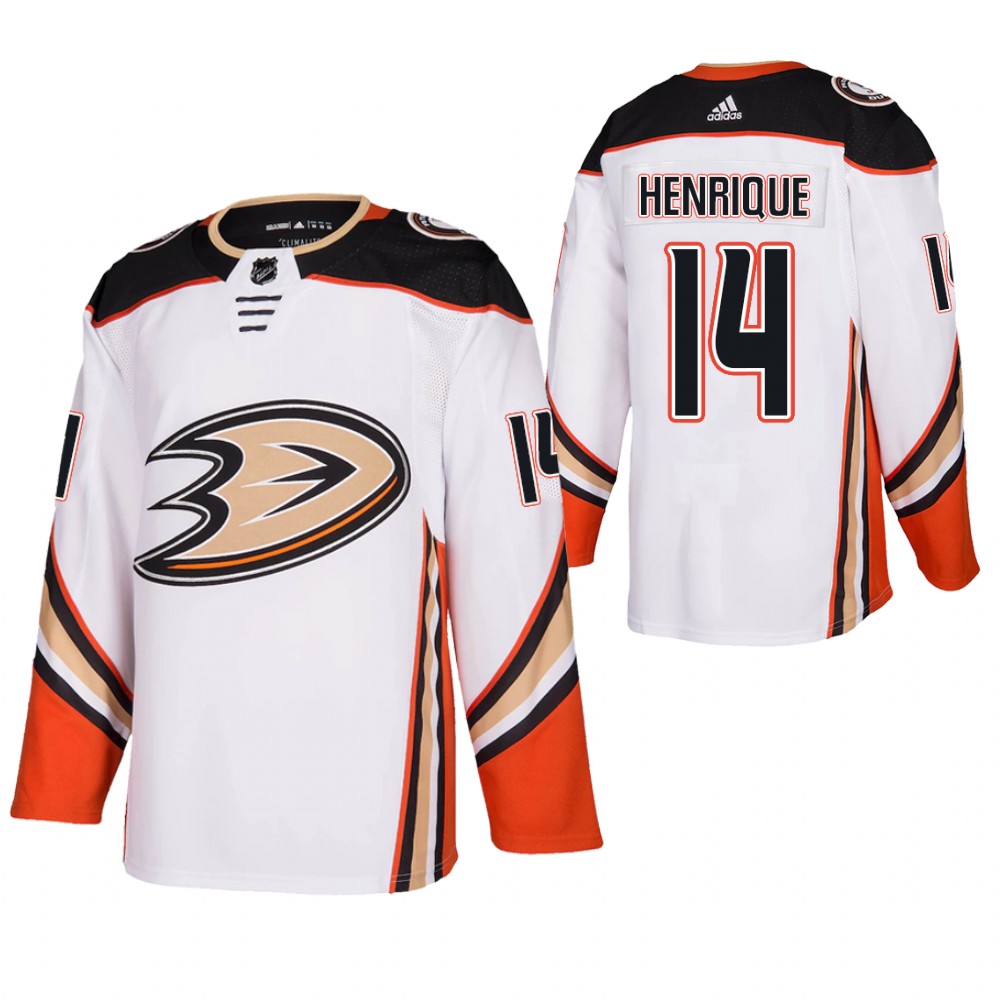 Anaheim Ducks Adam Henrique White 2021 Authentic Away Jersey