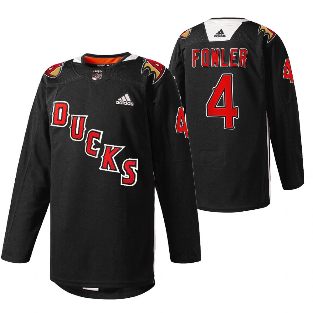 Anaheim Ducks Cam Fowler Black 2022 Angels Night Practice Jersey