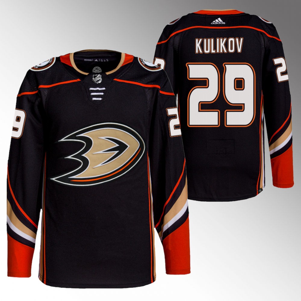 Anaheim Ducks Dmitry Kulikov Black Authentic Primegreen Breakaway Player Jersey
