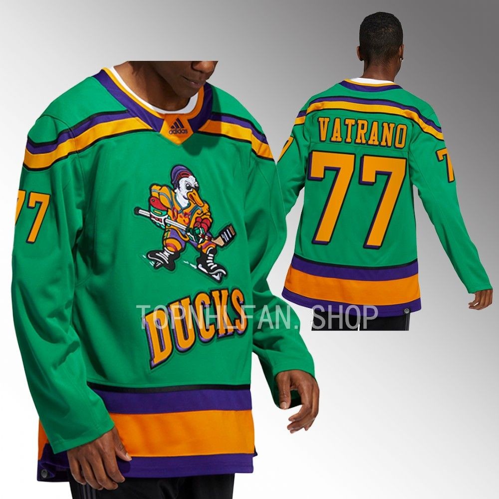 Anaheim Ducks Frank Vatrano Mighty Ducks Green Authentic Jersey