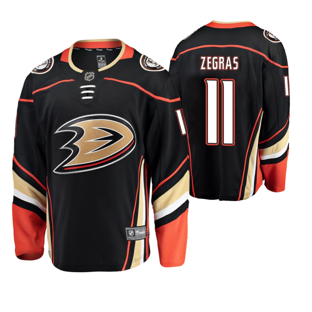 Anaheim Ducks Trevor Zegras Men's Home Breakaway Player Jersey