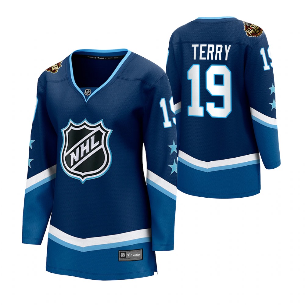 Anaheim Ducks Troy Terry Women Blue 2022 NHL All-Star Jersey