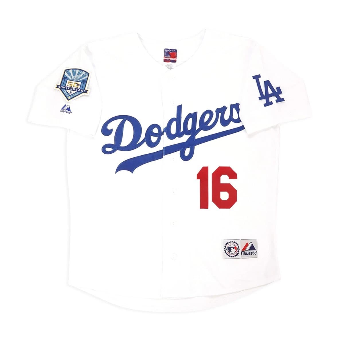 Andre Ethier 2008 Los Angeles Dodgers Home 50th Anniv. Jersey Men's