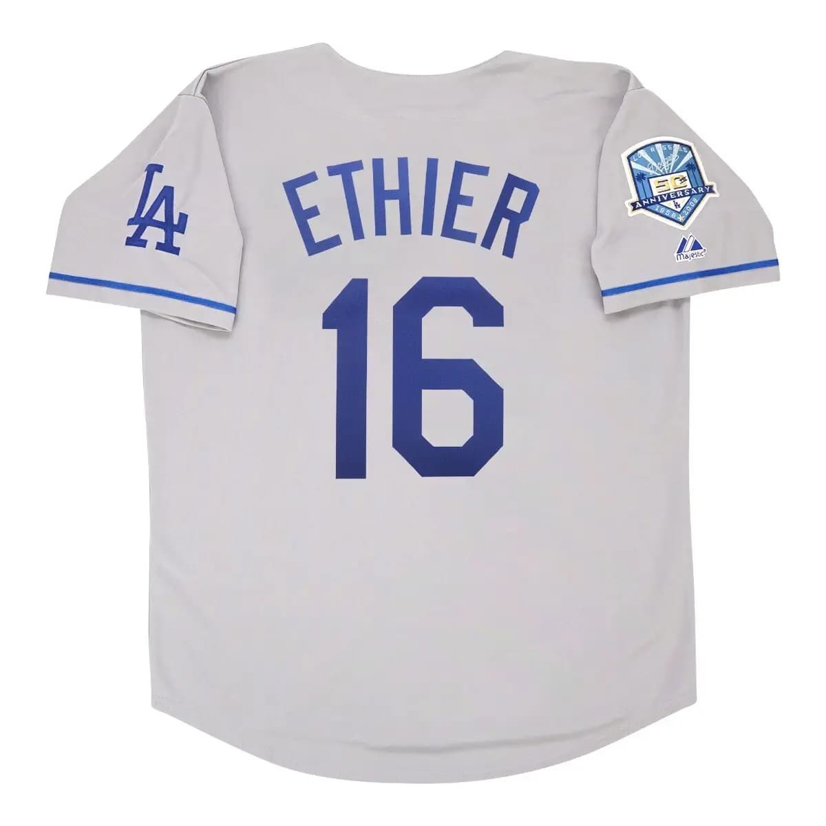Andre Ethier 2008 Los Angeles Dodgers Road 50th Anniv. Men's Jersey