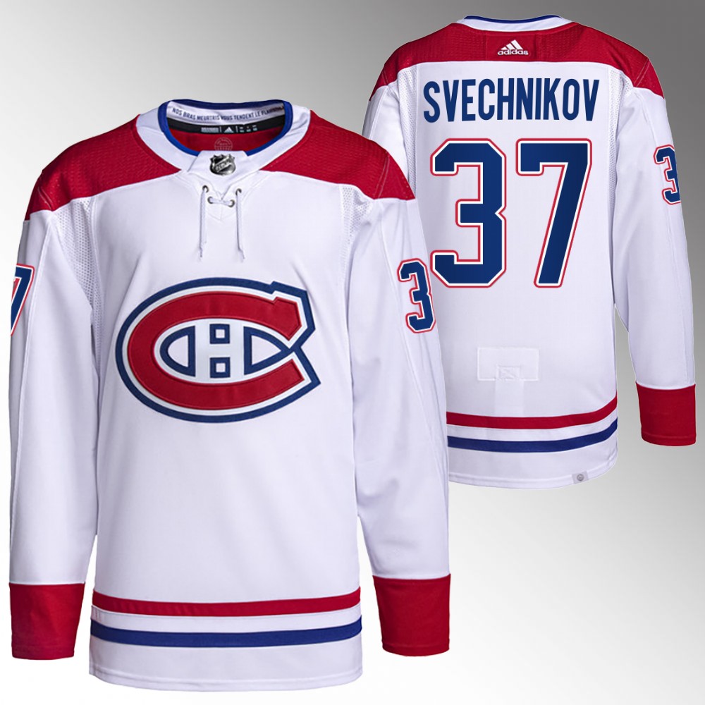 Andrei Svechnikov Carolina Hurricanes White Authentic Pro Away PrimeGreen Jersey