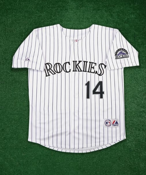 Andres Galarraga Colorado Rockies Men's Home White Jersey
