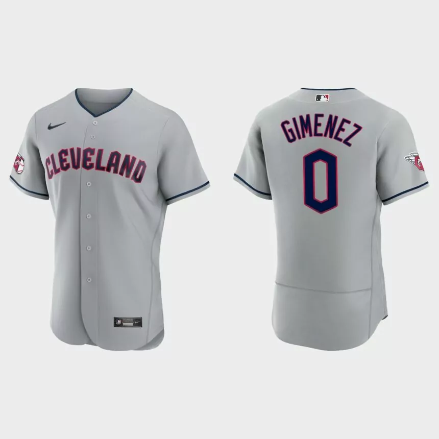Andres Gimenez Cleveland Guardians Authentic Jersey – Gray