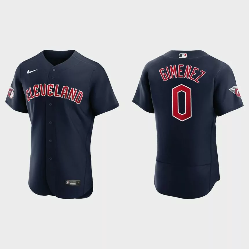 Andres Gimenez Cleveland Guardians Authentic Jersey – Navy