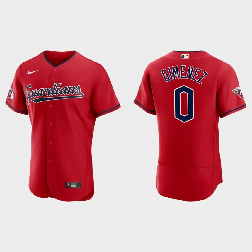 Andres Gimenez Cleveland Guardians Authentic Jersey – Red
