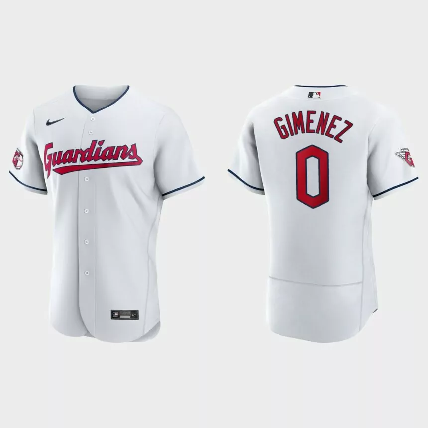Andres Gimenez Cleveland Guardians Authentic Jersey – White