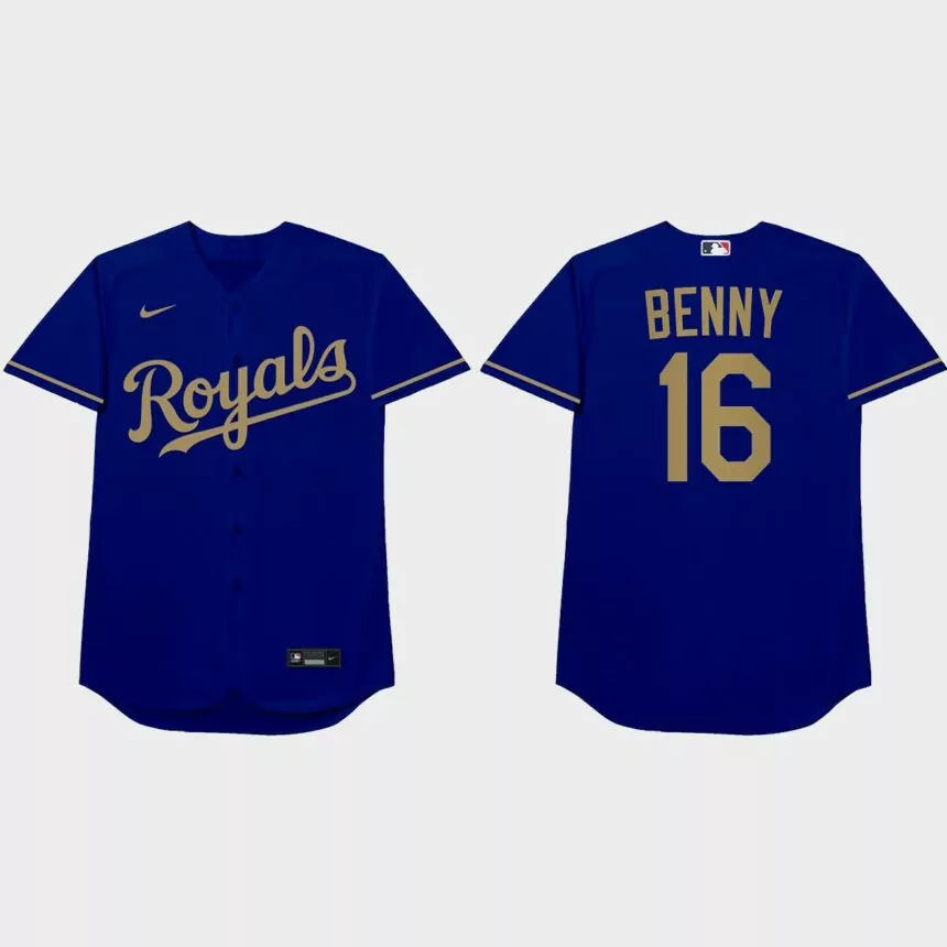 Andrew Benintendi 2021 Players’ Weekend Benny Nickname Jersey – Blue