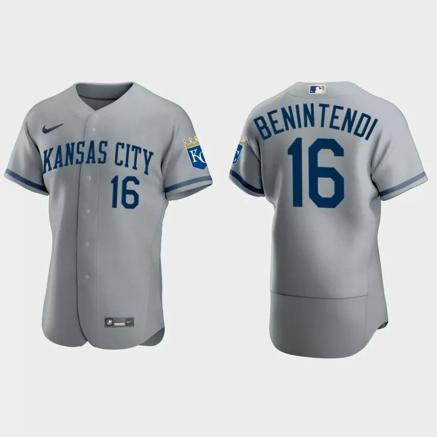 Andrew Benintendi Kansas City Royals 2022 Authentic Jersey – Gray