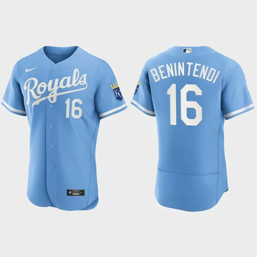 Andrew Benintendi Kansas City Royals 2022 Authentic Jersey – Powder Blue
