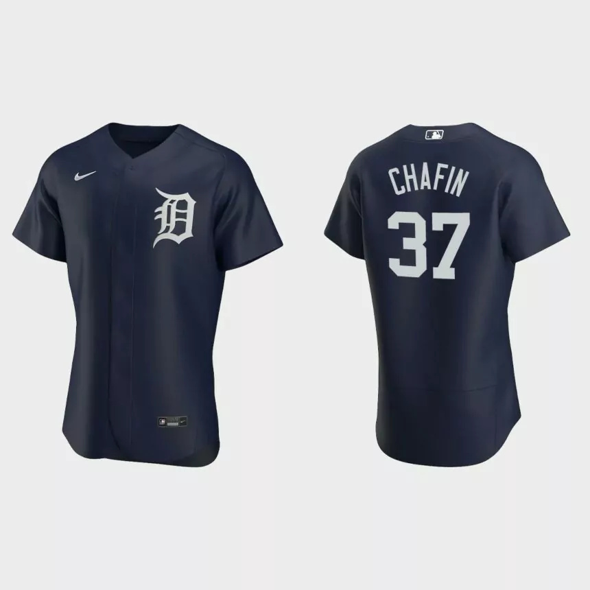 Andrew Chafin Detroit Tigers Authentic Alternate Jersey – Navy.jpg