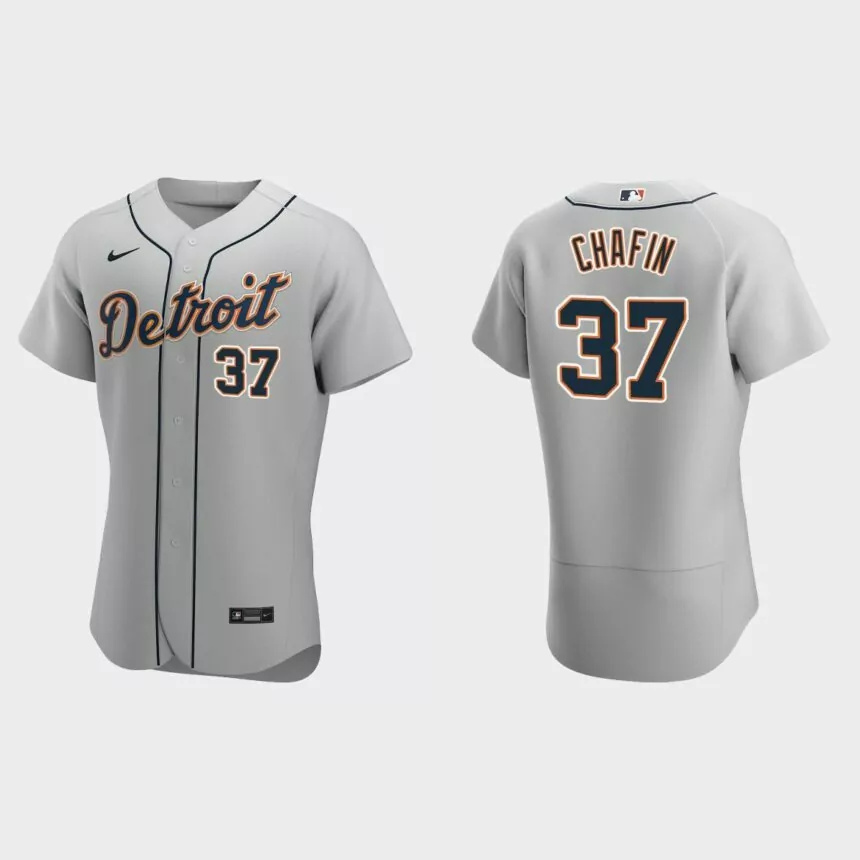 Andrew Chafin Detroit Tigers Authentic Road Jersey – Gray.jpg