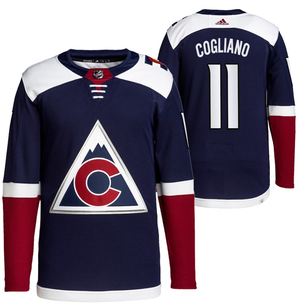 Andrew Cogliano Colorado Avalanche Navy Alternate Primegreen Authentic Pro Jersey