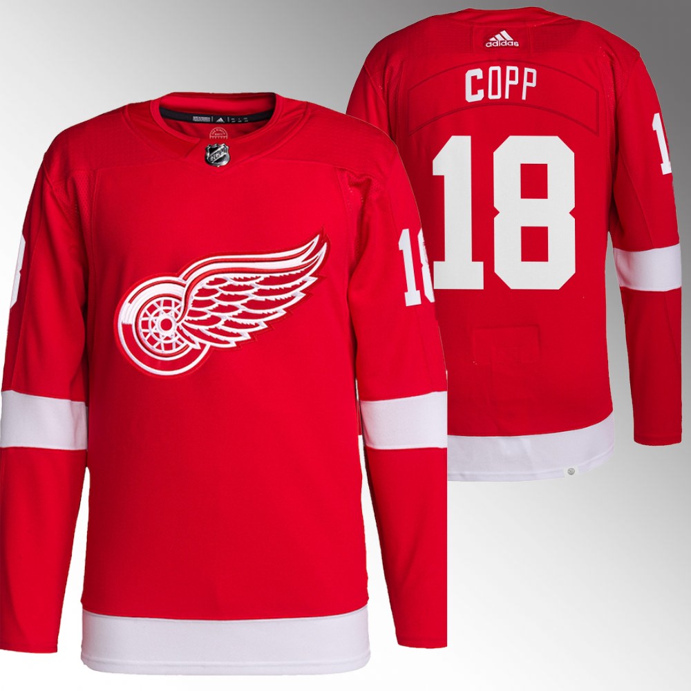 Andrew Copp Detroit Red Wings Red Primegreen Authentic Home Jersey