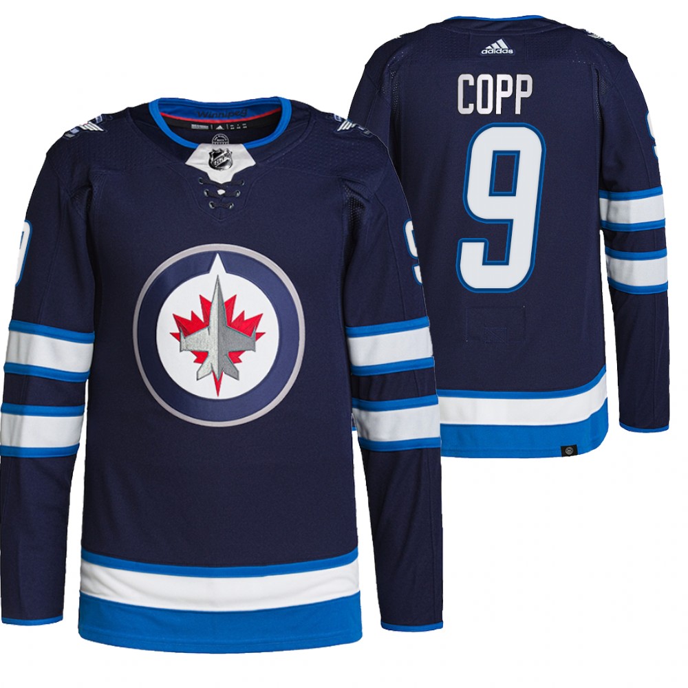 Andrew Copp Winnipeg Jets Navy Authentic Pro Home Jersey