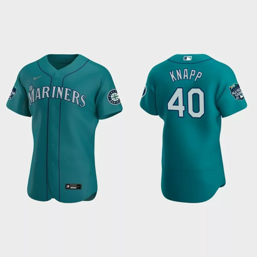 Andrew Knapp Seattle Mariners 2023 MLB All-Star Game Jersey – Aqua