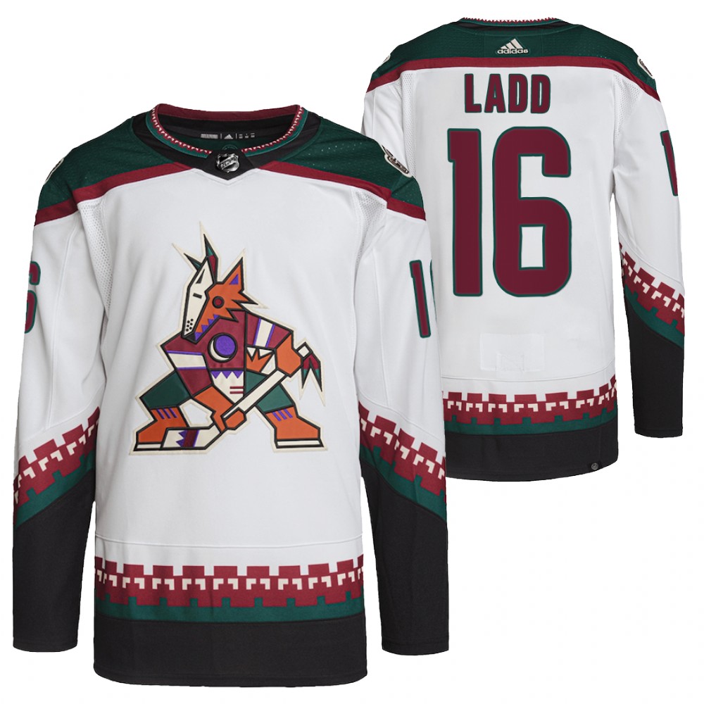 Andrew Ladd Arizona Coyotes White Away Primegreen Authentic Pro Jersey