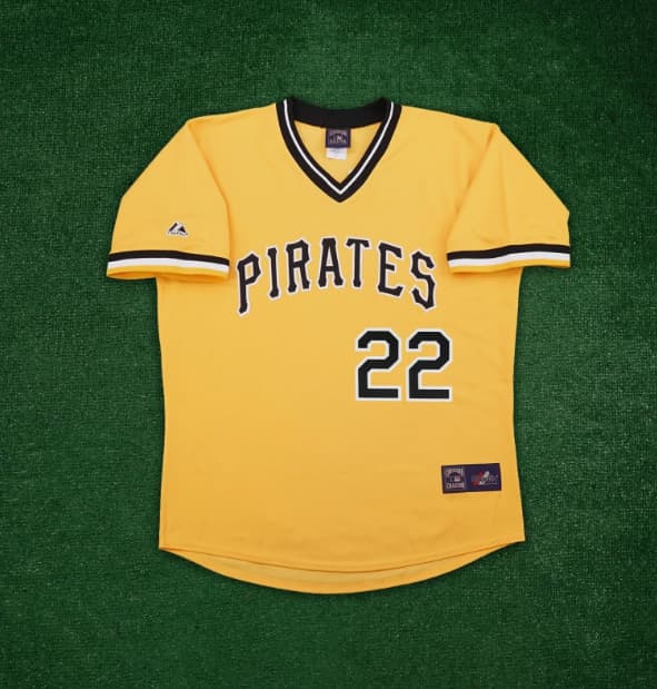Andrew McCutchen Pittsburgh Pirates Cooperstown Men's Gold Throwback Jersey